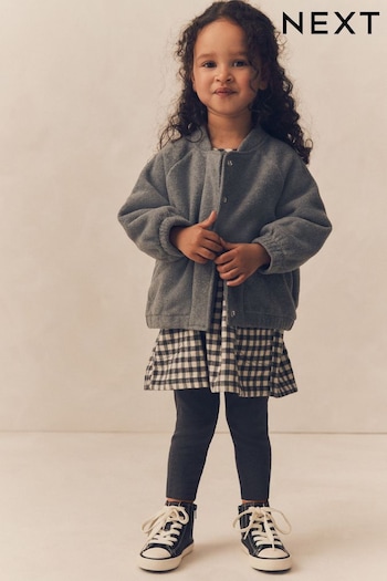 Grey Gingham 100% Cotton Dress, Jacket And Leggings Set (3mths-8yrs) (Q99990) | £30 - £36