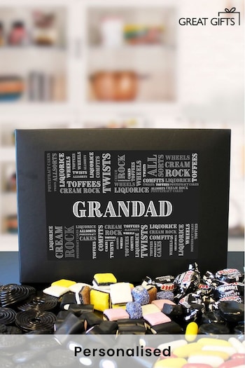 Personalised Liquorice Sweet Box by Great Gifts (R03377) | £17