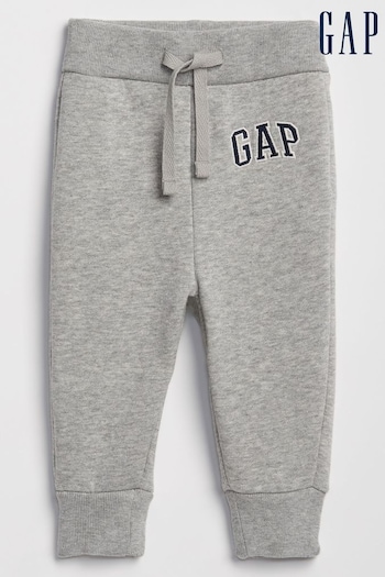 Gap Grey Print Logo Fleece Joggers (R04836) | £15
