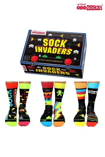 United Odd Socks Black Sock Invaders (R04956) | £14