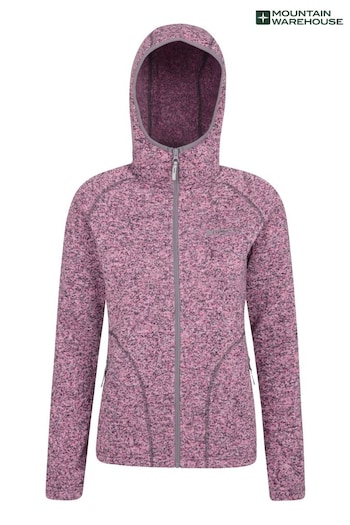 Mountain Warehouse Pink Nevis Womens Full Zip Hoodie (R05014) | £48