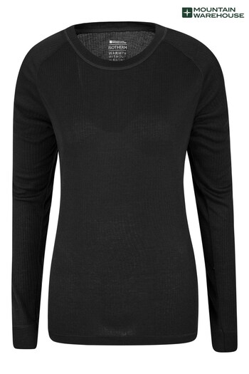 Mountain Warehouse Black Talus Womens Long Sleeved Thermal Top (R05247) | £29