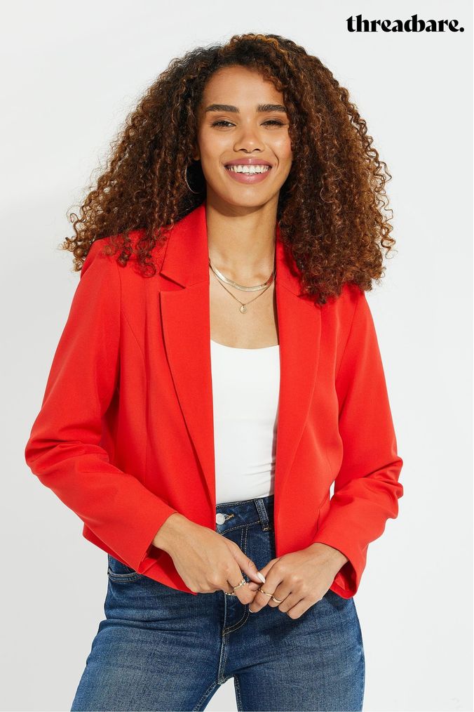 Buy Women s Red Blazer Backtocollege Online Next UK