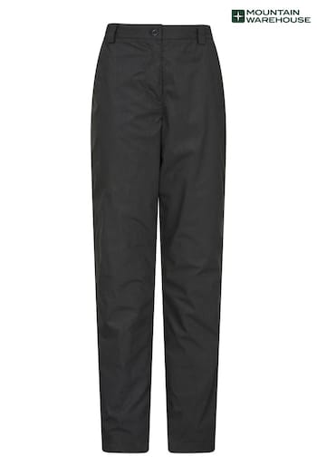 Mountain Warehouse Black Winter Trek Ii Womens Short Length Trousers (R05999) | £46