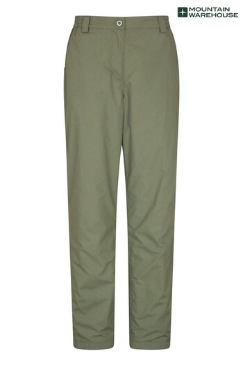 Mountain Warehouse Khaki Winter Trek Ii Womens Short Length Trousers (R06000) | £46