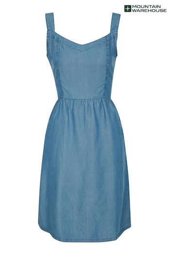 Mountain Warehouse Blue Summer Time Chambray Womens Dress (R06034) | £44