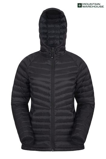 Mountain Warehouse Black Skyline Womens Hydrophobic Down Jacket (R06035) | £112