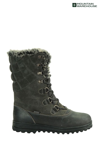 Mountain Warehouse Grey Vostock Womens Snow Walking Boots (R06176) | £160