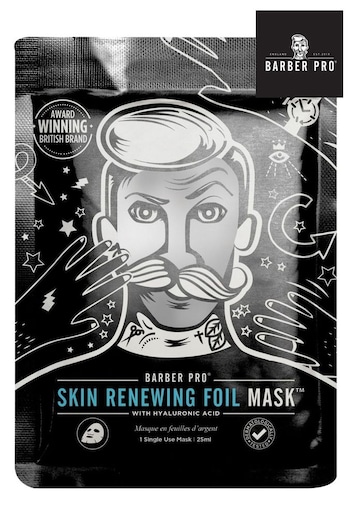 BARBER PRO Skin Renewing Foil pore Mask (R06221) | £6