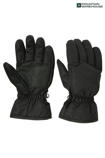 Mountain Warehouse Black Kids Ski Gloves (R06267) | £12
