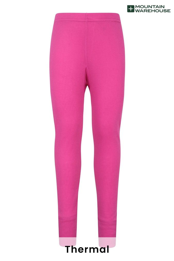 Mountain Warehouse Pink Talus Kids Thermal Trousers (R06583) | £13