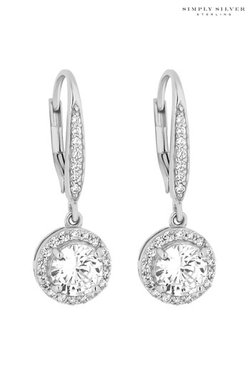 Simply Silver Sterling Silver Clara Earrings (R13585) | £30