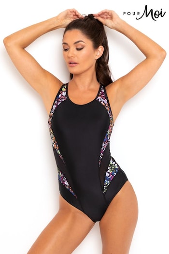 Pour Moi Black Energy Chlorine Resistant Swimsuit (R23672) | £45