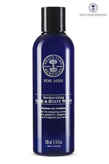 Neals Yard Remedies Mens' Invigorating Hair and Body Wash 200ml (R25361) | £15