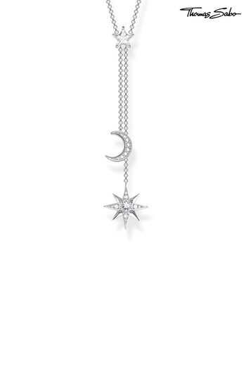 Thomas Sabo Silver Magic Star & Moon Necklace (R26899) | £129