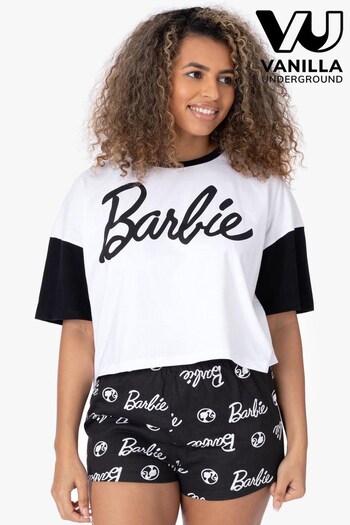 Vanilla Underground Black - Barbie Print Licensing Short Pyjamas - Ladies (R27458) | £25