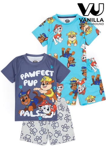 Vanilla Underground Blue Paw Patrol Pyjamas 2 Pack - Boys (R27719) | £25