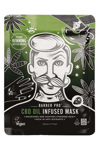 BARBER PRO CBD Oil Infused Sheet Mask 22ml (R28311) | £6