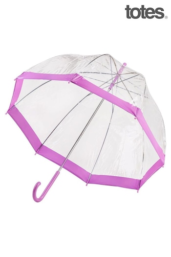 Totes Purple PVC Dome Umbrella (R29132) | £20