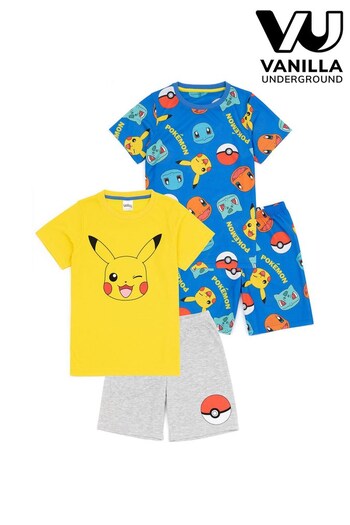 Vanilla Underground Yellow Pokémon Pyjamas 2 Pack - Boys (R29324) | £27