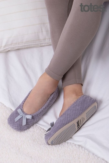 Totes Grey Isotoner Popcorn Slippers (R31961) | £18