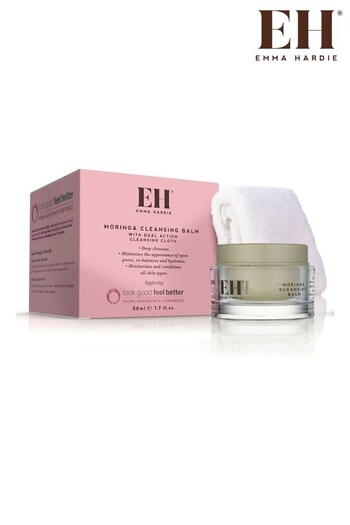 Emma Hardie Moringa Cleansing Balm 50ml with Cleansing Cloth (R32908) | £25
