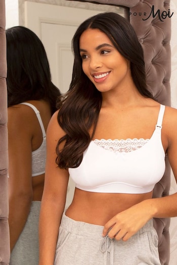 Pour Moi White Nursing Rebel Longline Multiway Strapless Bra (R34628) | £26