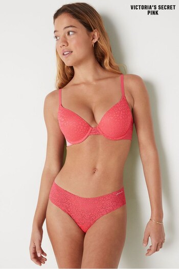 Victoria's Secret PINK Sunkissed Pink Lace Lightly Lined Push Up T-Shirt Bra (R34639) | £25