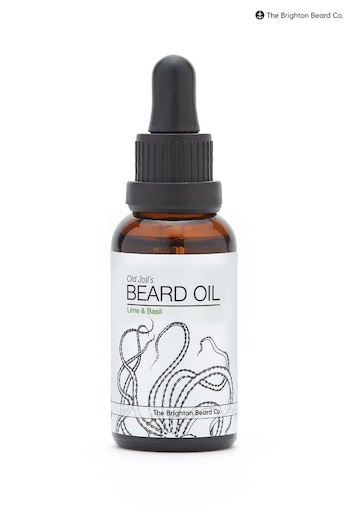 The Brighton Beard Co. Lime & Basil Nourishing Handmade Beard Oil 30ml (R35393) | £22