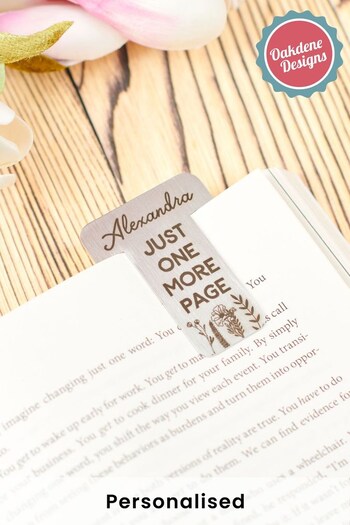 Personalised Mini Metal Bookmark by Oakdene Designs (R36781) | £10