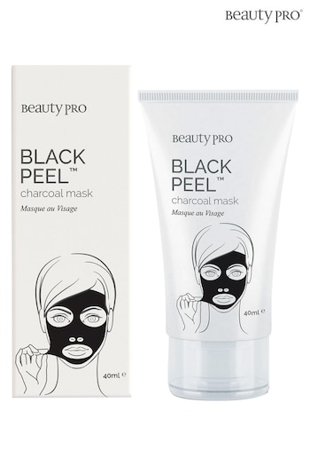 BeautyPro Black Peel-Off Mask With Activated Charcoal 40ml Tube (R39543) | £9