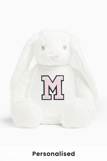 Personalised Soft Plush Bunny by Alphabet (R39799) | £27