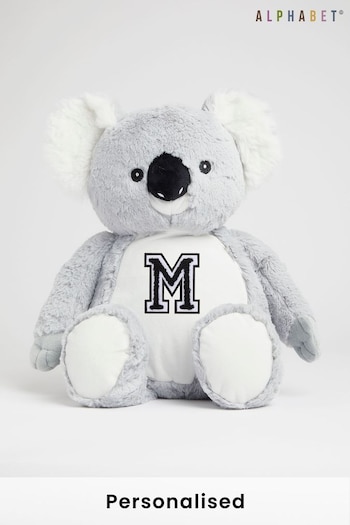 Personalised Soft Plush Koala Bear by Alphabet (R40205) | £28