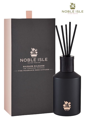 Noble Isle Rhubarb Rhubarb! Scented Reed Diffuser - The Yorkshire Triangle - Bittersweet, Evocative Aroma (R40822) | £50