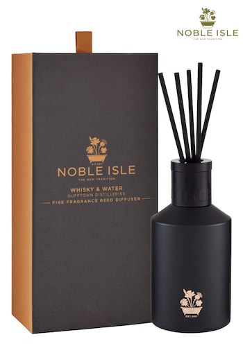 Noble Isle Whisky & Water Scented Reed Diffuser - Dufftown Distilleries -  Spicy And Warm Fragrance (R40825) | £50