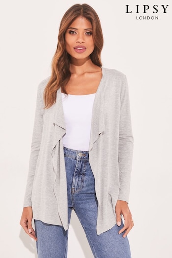 Lipsy Grey Waterfall Cardigan (R42359) | £24