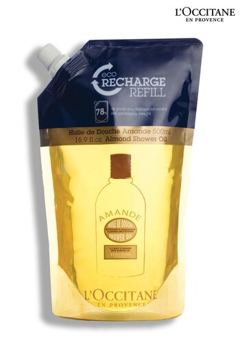 L'Occitane Almond Shower Oil Eco Refill 500ml (R44767) | £32