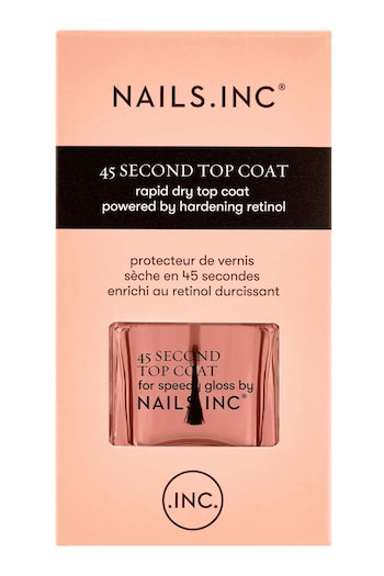 NAILS INC 45 Second Rapid Dry Topcoat Powered by Retinol (R44973) | £15
