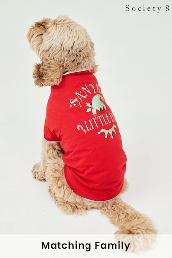 Society 8 Red Santa Helper Christmas Jumper - Dog (R45301) | £9