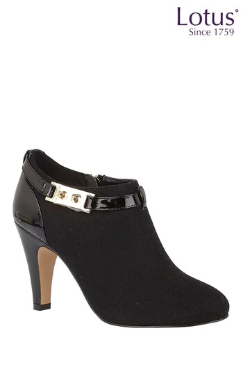 Lotus Footwear Black Shoe Boot (R47341) | £55