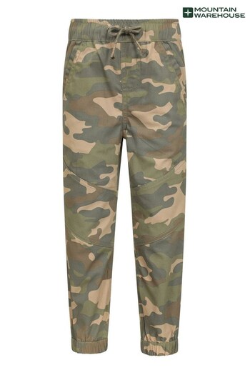 Mountain Warehouse Grey Camo Kids mens Trousers (R48182) | £24