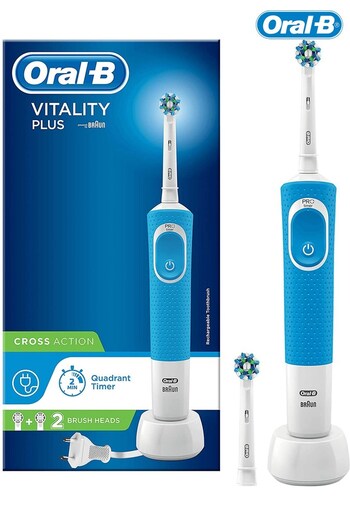 Oral-B Vitality Plus CrossAction Rechargeable Electric Toothbrush (R53349) | £25
