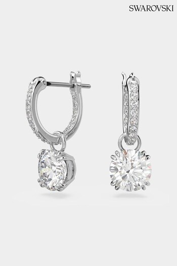 Swarovski White Constella Crystal Drop Earrings (R56967) | £95