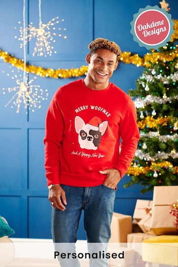 Personalised Men's Dog Breed Christmas Jumper by Oakdene Designs (R56983) | £30