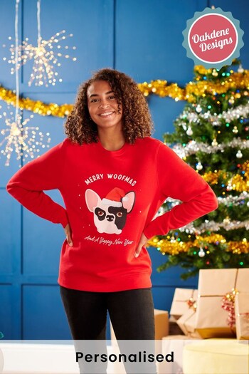 Personalised Women's Dog Breed Christmas Jumper by Oakdene Designs (R56984) | £30