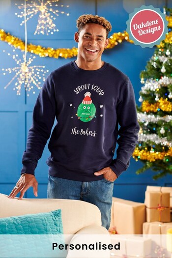 Personalised Men's Family Christmas Character Jumper by Oakdene Designs (R56987) | £30