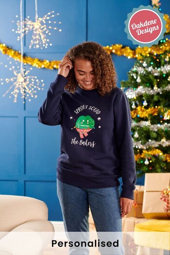Personalised Women's Family Christmas Character Jumper by Oakdene Designs (R56988) | £30