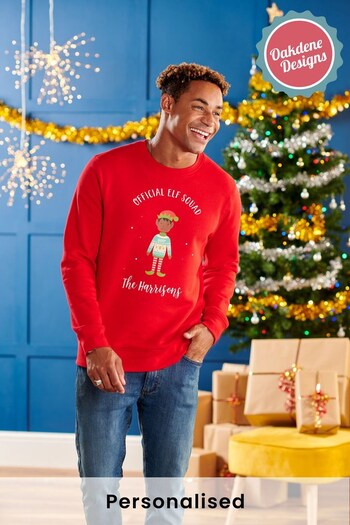 Personalised Men's Family Christmas Character Jumper by Oakdene Designs (R56991) | £30