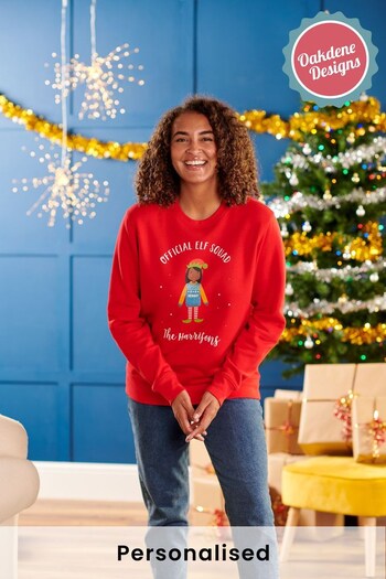 Personalised Women's Family Christmas Character Jumper by Oakdene Designs (R56992) | £30
