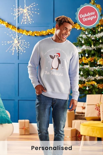 Personalised Men's Family Christmas Character Jumper by Oakdene Designs (R56995) | £30